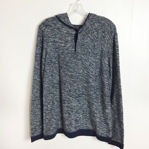 America Eagle Blue Hoodie Sweater Blue Size S
